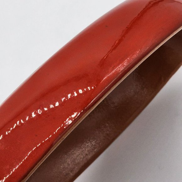 Italian Pottery Red Oval Casserole - Picture 5 of 6